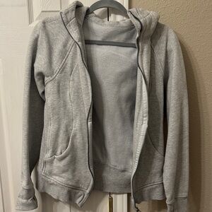 Lululemon Gray full Zip-Up Hoodie